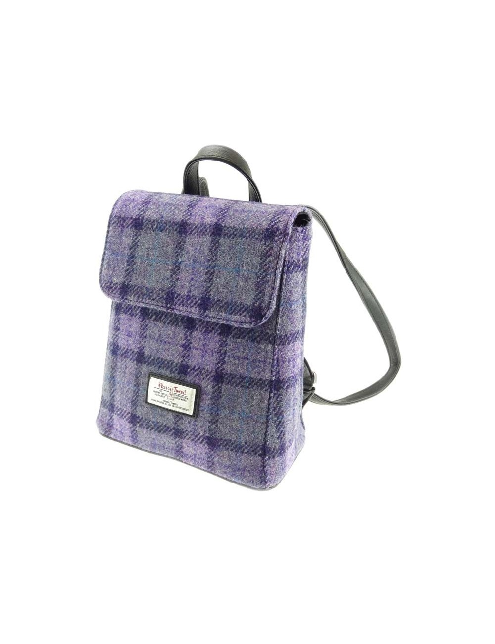 Rucksack 'Tummel' Harris Tweed - Bold Purple