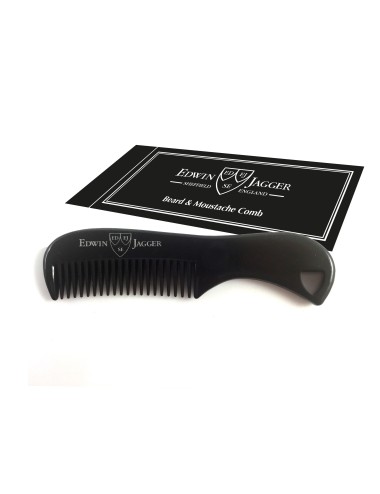 Beard and Moustache Comb Black