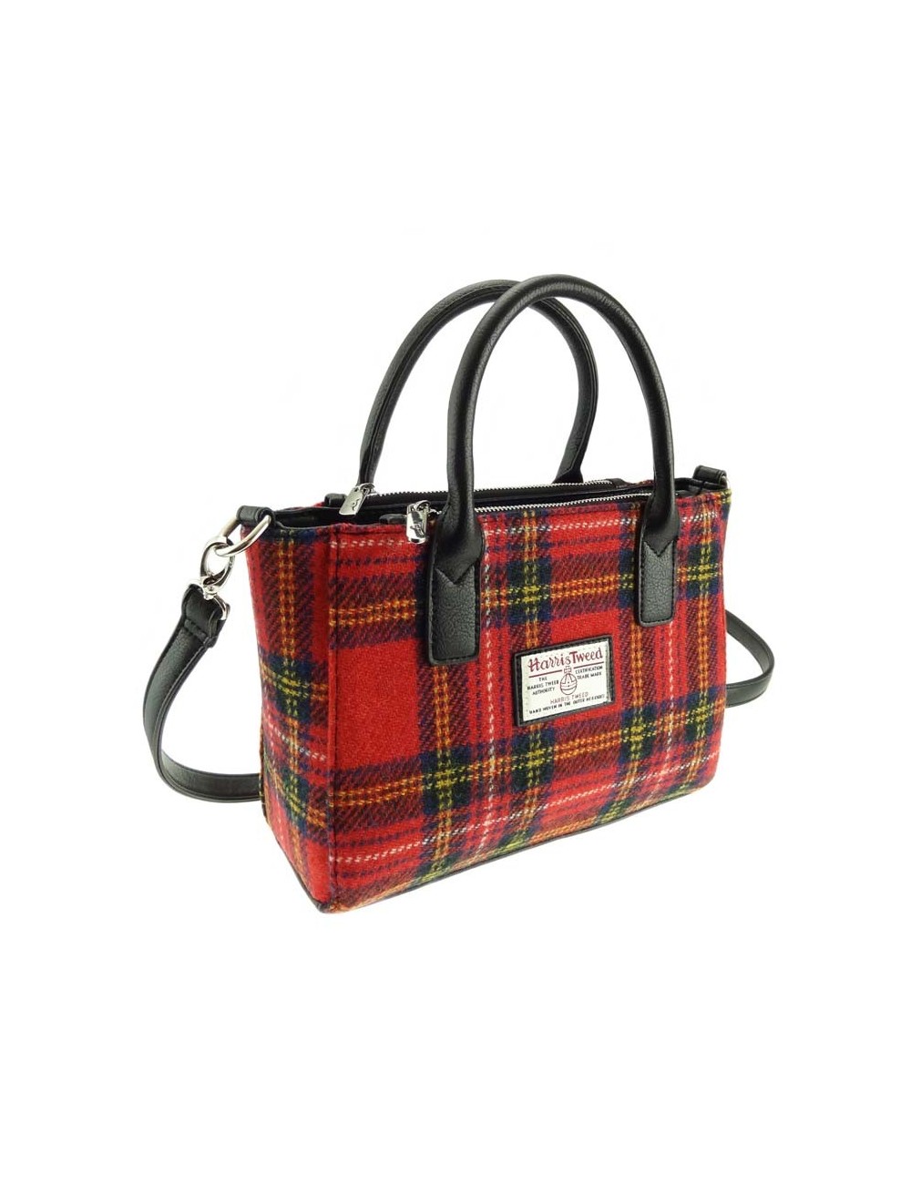 Handtasche 'Tote' Harris Tweed - Royal Stewart Tartan