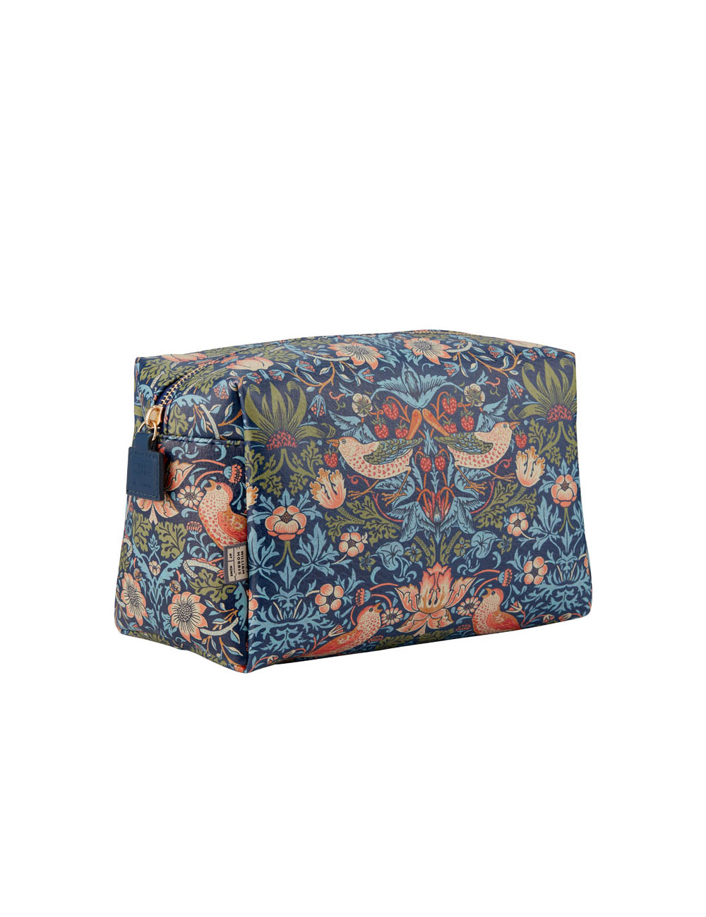 Strawberry Thief - Large Wash Bag (blue)