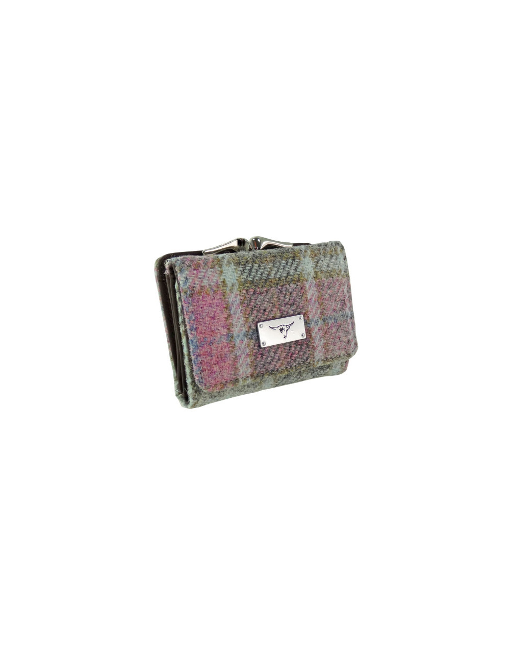 Portemonnaie 'Unst' Harris Tweed - Soft Pink Buchanan