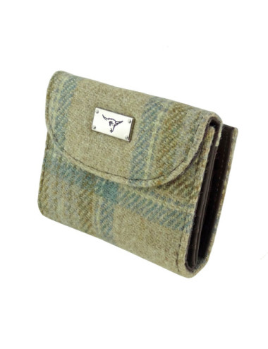 Portemonnaie 'Jura' Harris Tweed - Beige Stewart