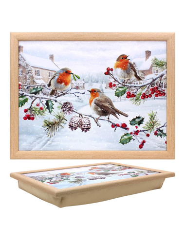 Christmas Robin - Lap Tray