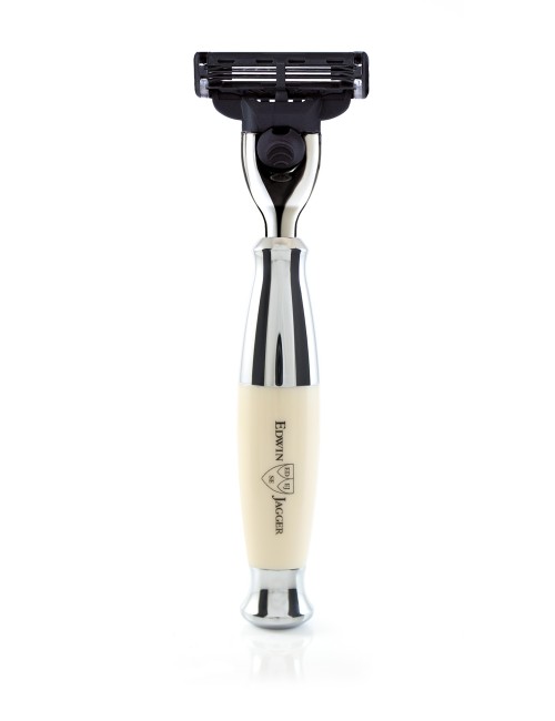 Edwin Jagger Premium Razor Mach 3 Ivory