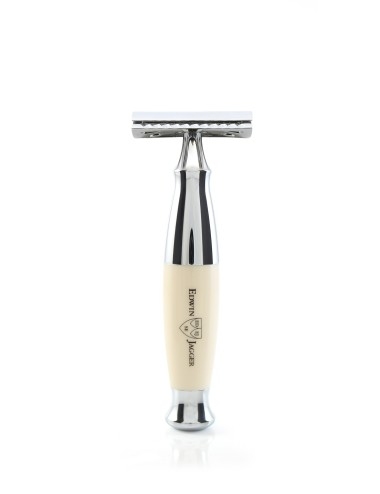 Double Edged Safety Razor Chrome / Ivory