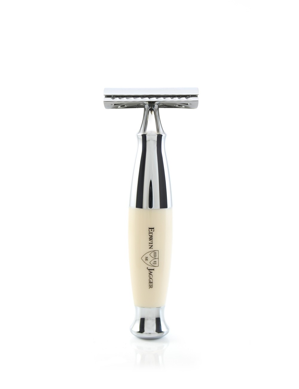 Double Edged Safety Razor Chrome / Ivory