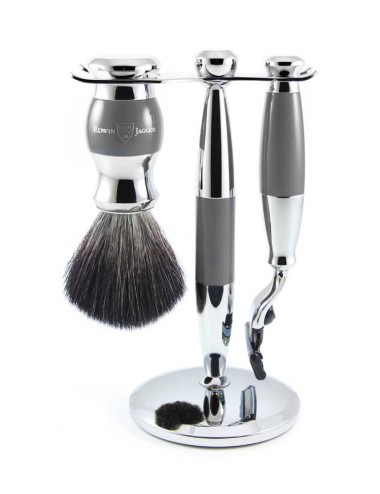 Set da barba 3-Teilig grey, Gillette Mach3