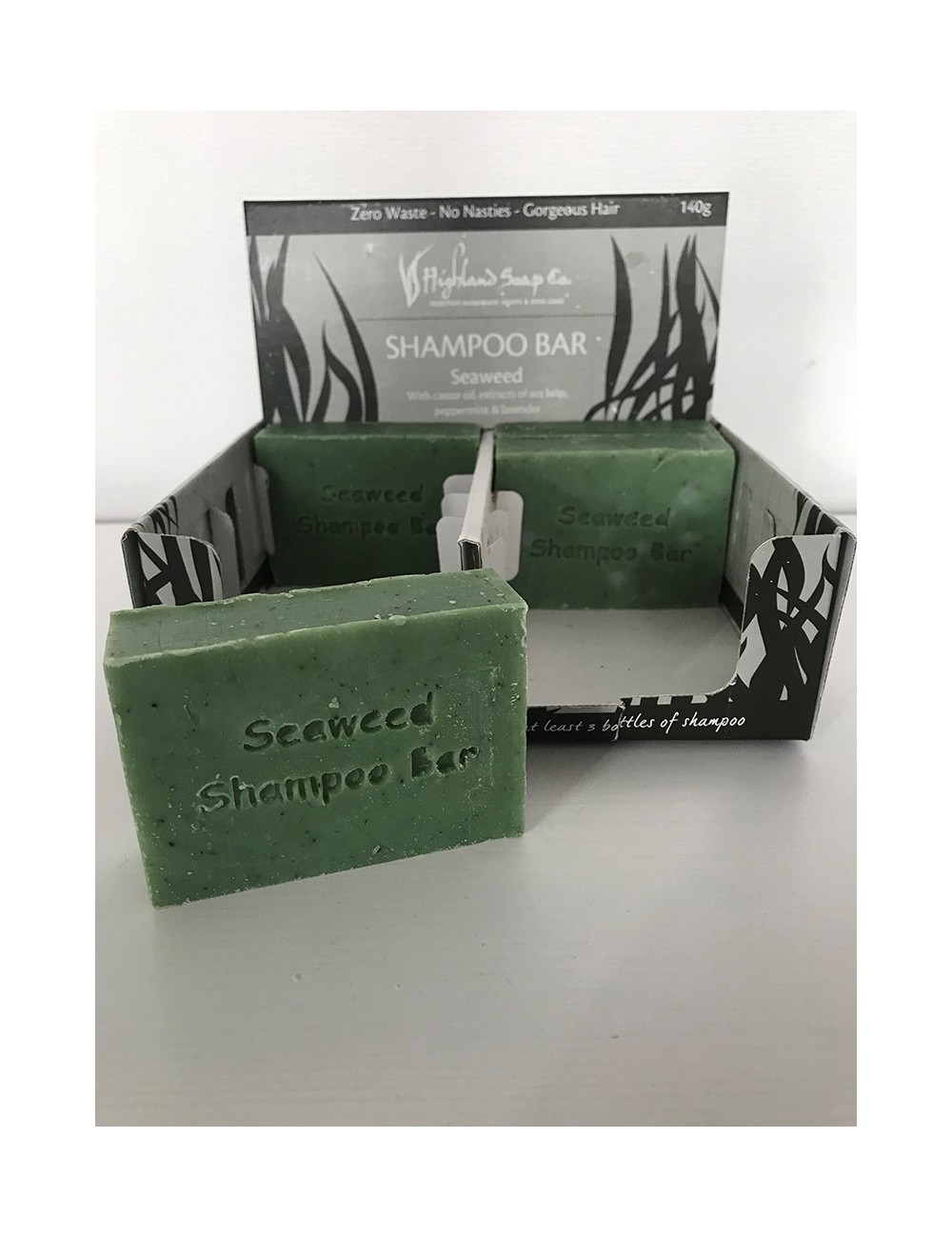 Shampooing solide fait main 140g - Seaweed