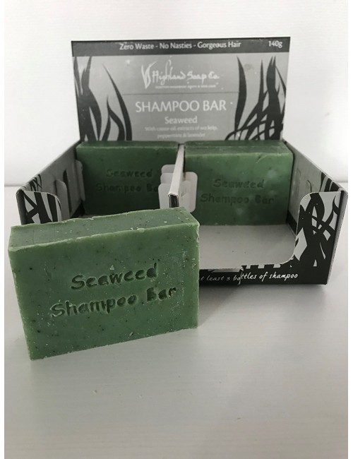Shampooing solide fait main 140g - Seaweed
