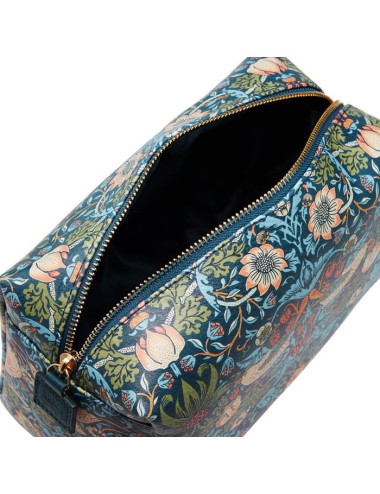 Strawberry Thief - Large Wash Bag (blue)