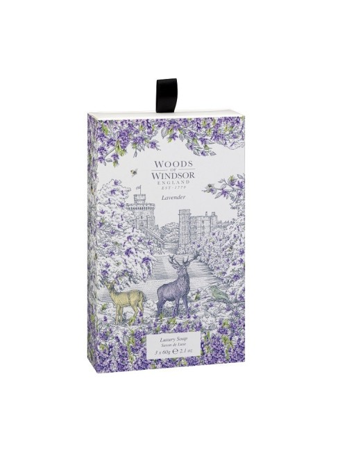 Woods of Windsor - Lavender Seifen 3x60g