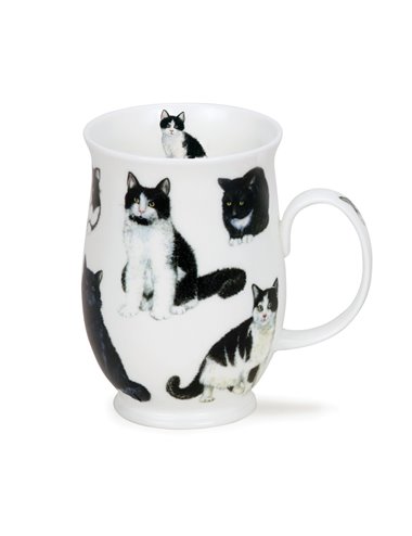 Tasse Suffolk Cats Black & White 0.31l