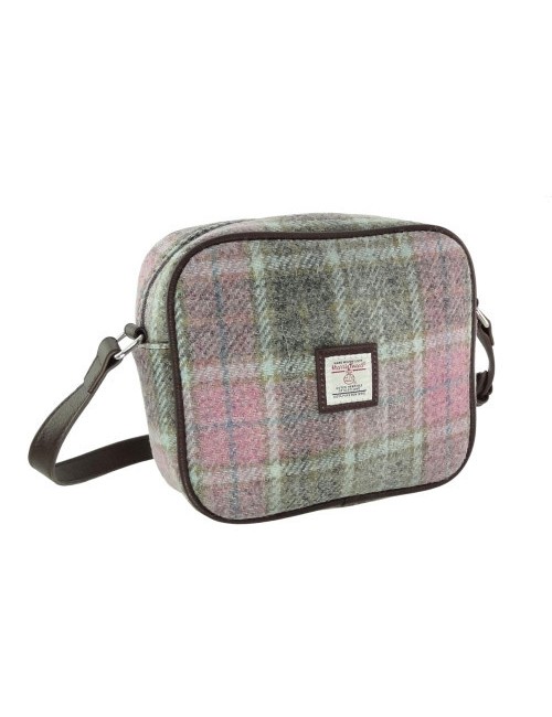 Borsa 'Almond' Harris Tweed - Soft Pink Buchanan