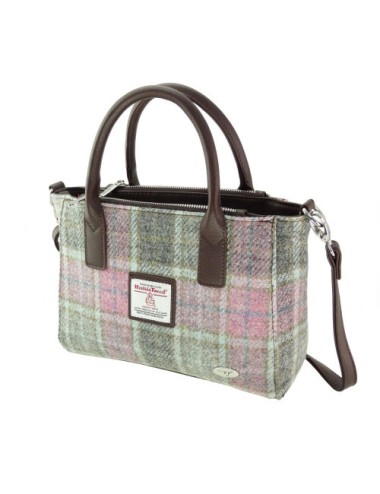 Borsa 'Tote' Harris Tweed - Soft Pink Buchanan