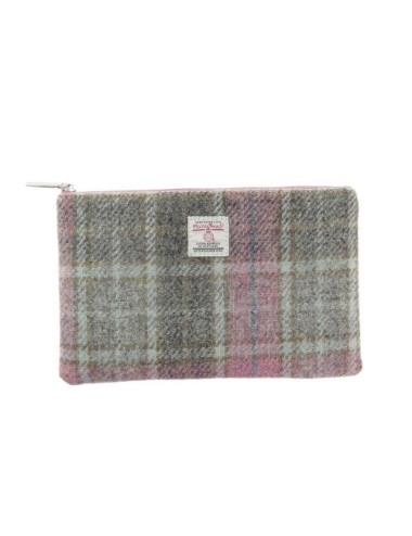 Geldbeutel 'Bernerey' Harris Tweed - Soft Pink Buchanan
