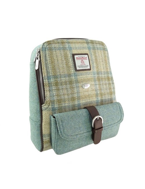 Backpack 'Naver' Harris Tweed - Beige Stewart
