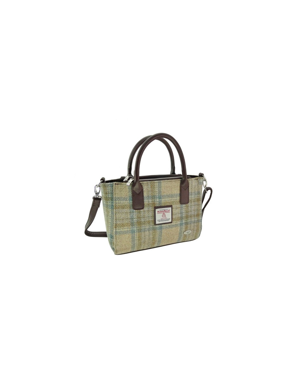 Borsa 'Tote' Harris Tweed - Beige Stewart