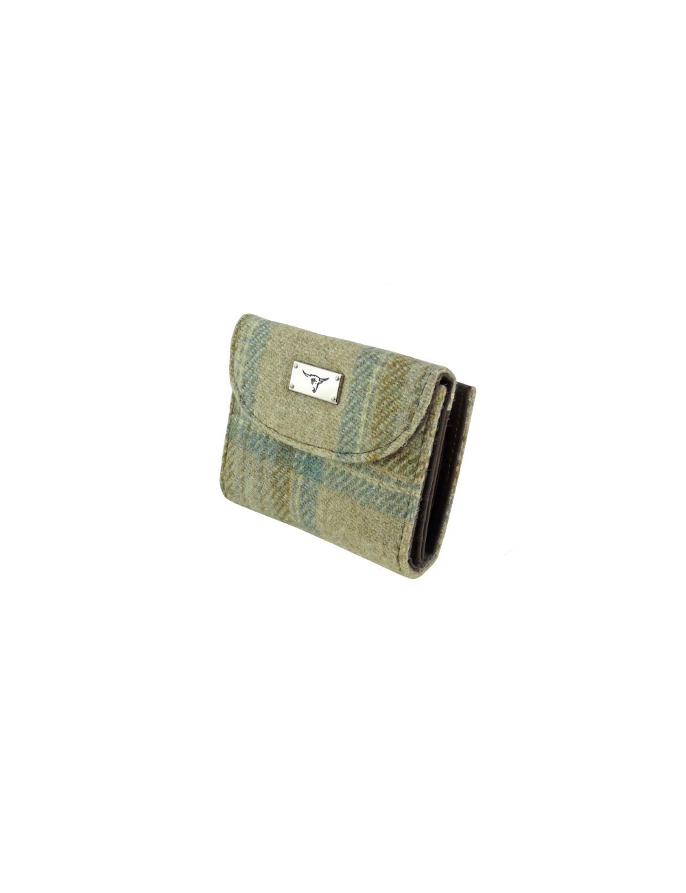 Wallet 'Jura' Harris Tweed - Beige Stewart