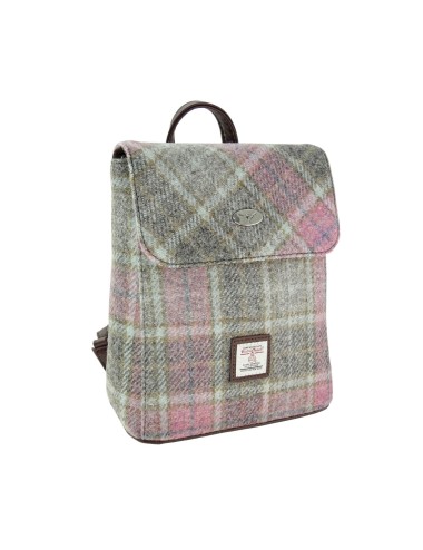 Zaino 'Tummel' Harris Tweed - Soft Pink Buchanan