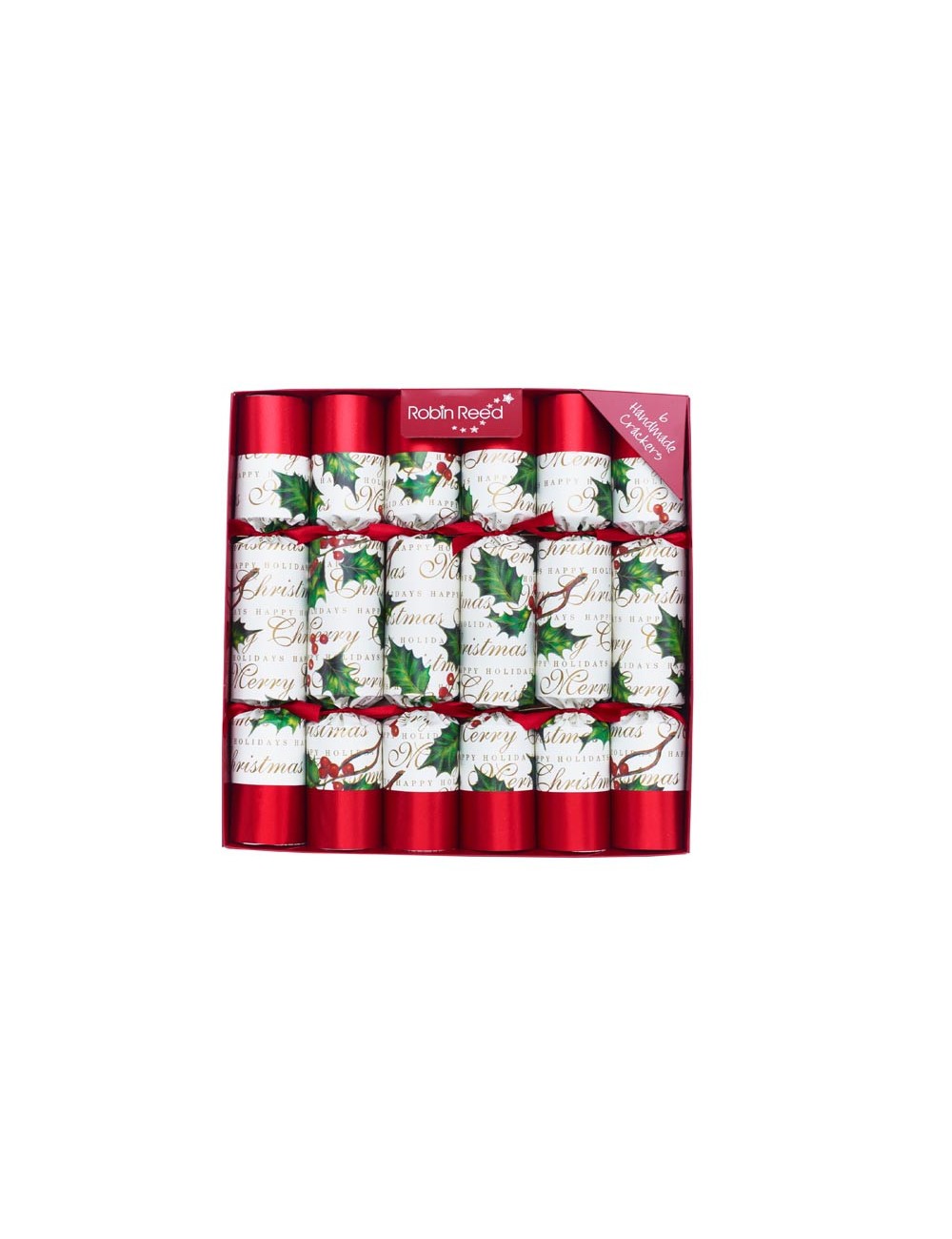 Christmas Crackers Box 12stk - Bows Berries