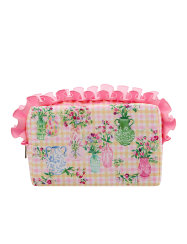Sweet Pea & Honeysuckle Ruffle Wash Bag