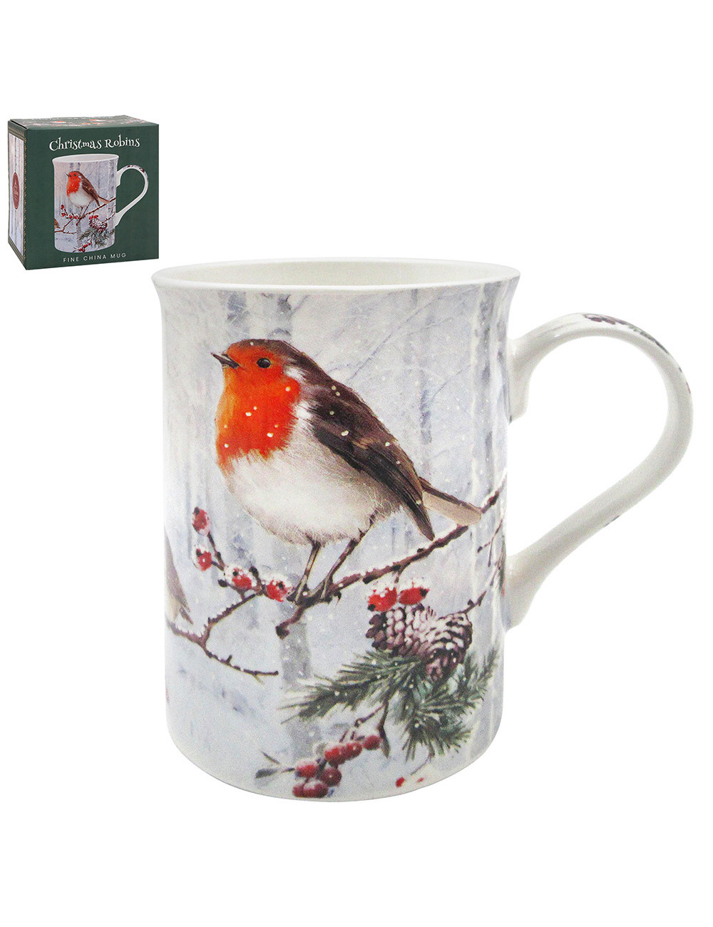 Christmas Robin - Tasse (single)