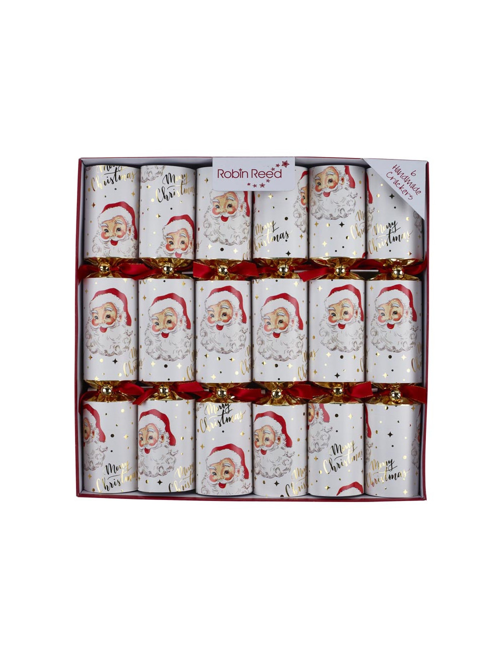 Christmas Crackers Box 6stk - Racing Santa