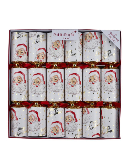Christmas Crackers Box 6stk - Racing Santa