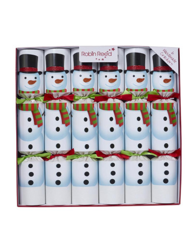 Christmas Crackers Box 6stk - Racing Snowman