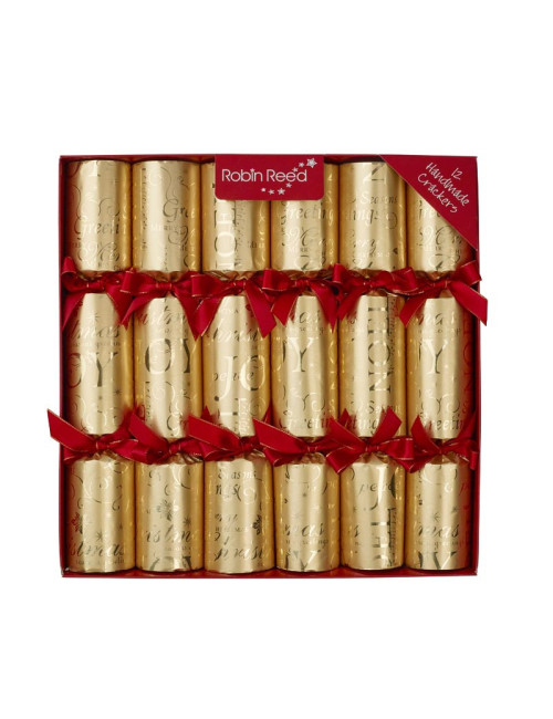 Christmas Crackers Box 12stk - Joyeux Noel