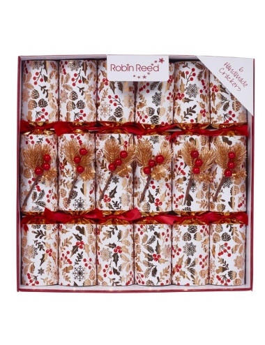 Christmas Crackers Box 6stk - Christmas Berry