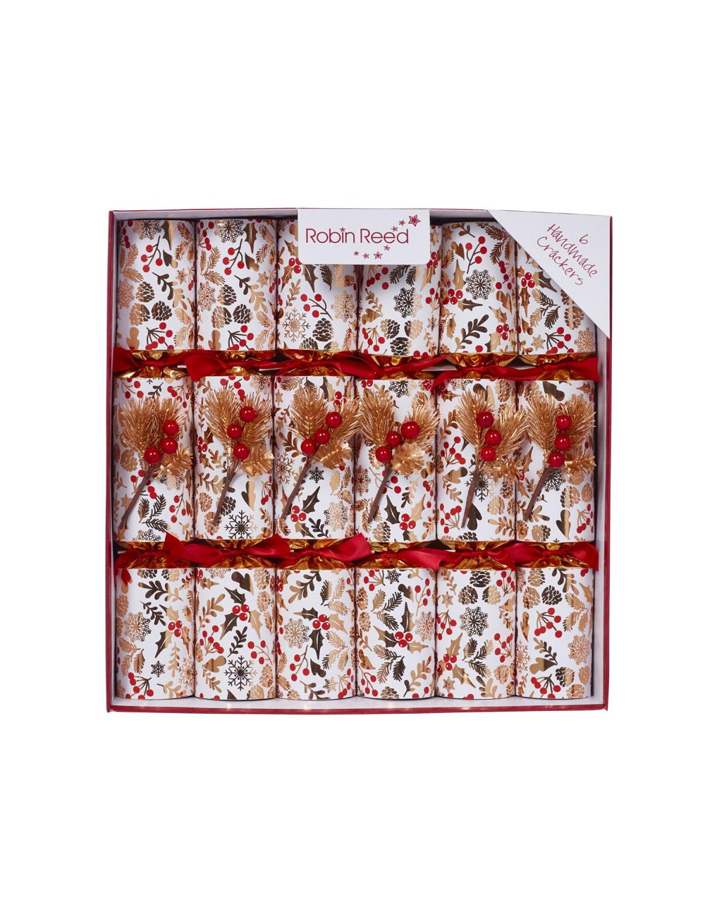Christmas Crackers Box 6stk - Christmas Berry