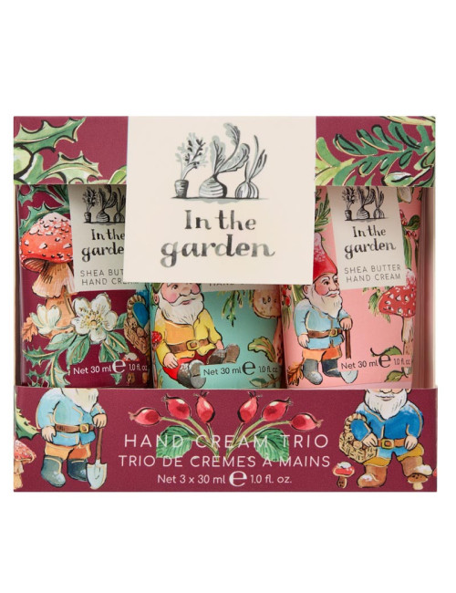 In the Garden – Weihnachtliches Handcreme-Trio 3 × 30 ml
