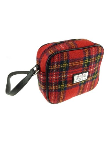 Handtasche 'Almond' Harris Tweed - Royal Stewart Tartan