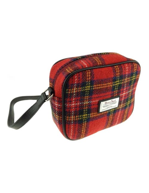 Handtasche 'Almond' Harris Tweed - Royal Stewart Tartan