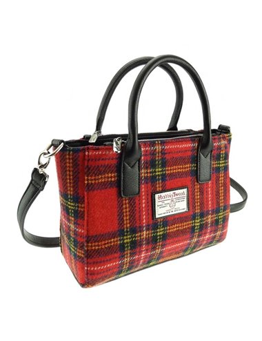 Handtasche 'Tote' Harris Tweed - Royal Stewart Tartan