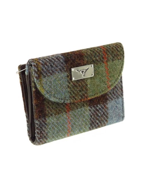 Portemonnaie 'Jura' Harris Tweed - Mac Leod Tartan