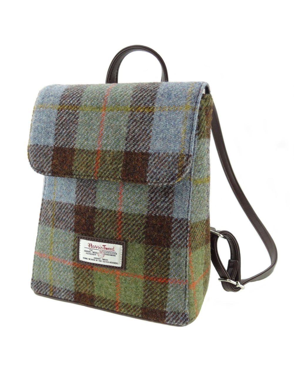 Rucksack 'Tummel' Harris Tweed - Mac Leod Tartan