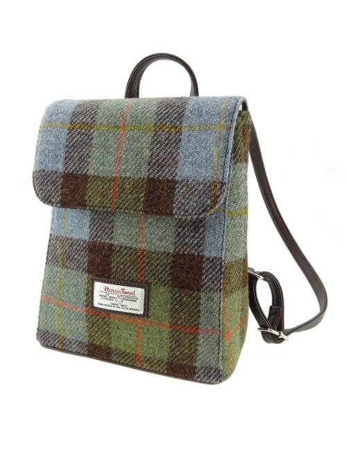 Backpack 'Tummel' Harris Tweed - Mac Leod Tartan